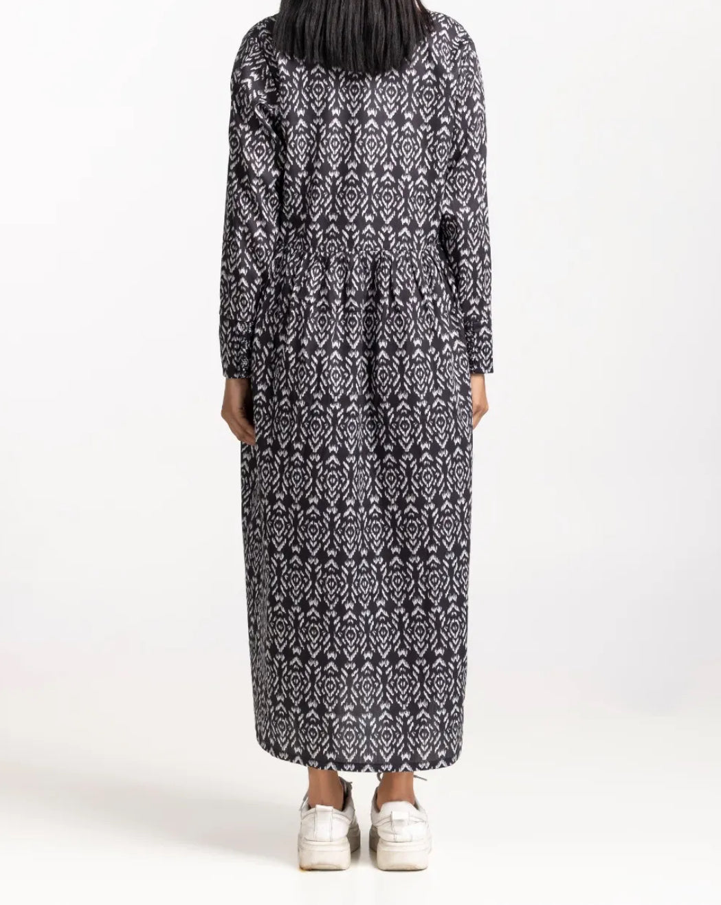 Printed Square Neck Maxi Dress